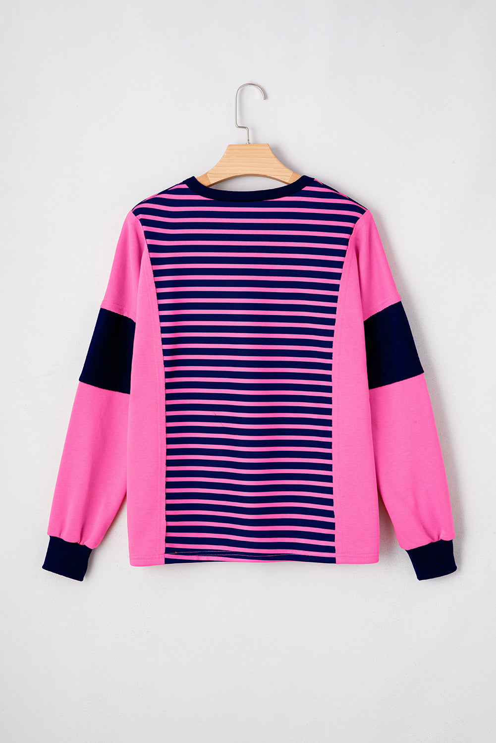 Luźna bluzka Haven Stripe z długim rękawem