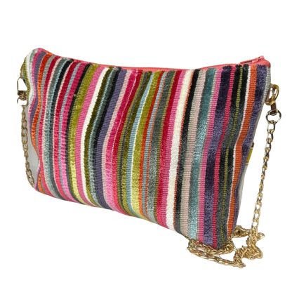 Grand Manege Vintage Silk Scarf Crossbody Bag