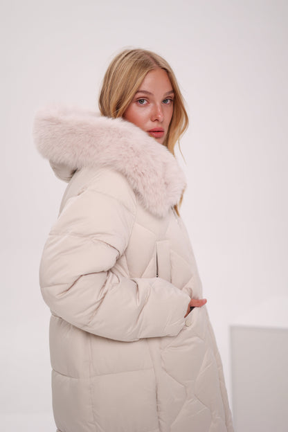 Genuine Polar Fox Thinsulate™ Insulation Coat