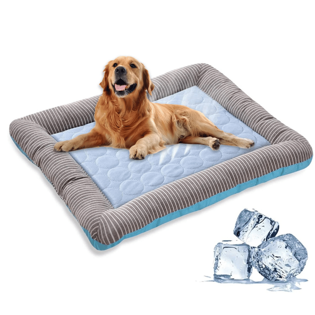 Icy-silk Cooling Dog Bed Cushion | Machine Washable