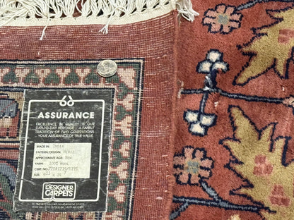 Indo Persian Heriz Rug 10x15, Allover Pattern, Large Wool Handmade Rug