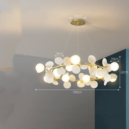 Nordický lustr moderní minimalistické osvětlení obývacího pokoje a ložnice