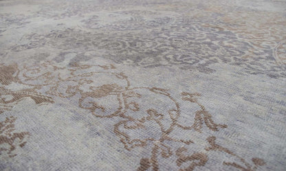 8x10 Rug | Modern Handmade Wool blended viscose Area Rug | TRD1634810