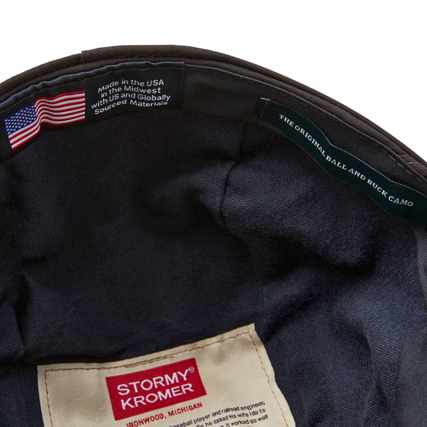 Stormy Kromer x Ball and Buck Original Caps i Original Camo