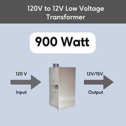 900W lågspänningsbelysningstransformator | 12V - 15V