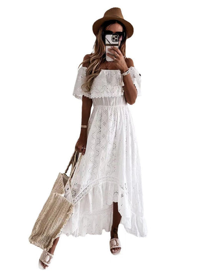 Bohemian Lace Princess Long Dress