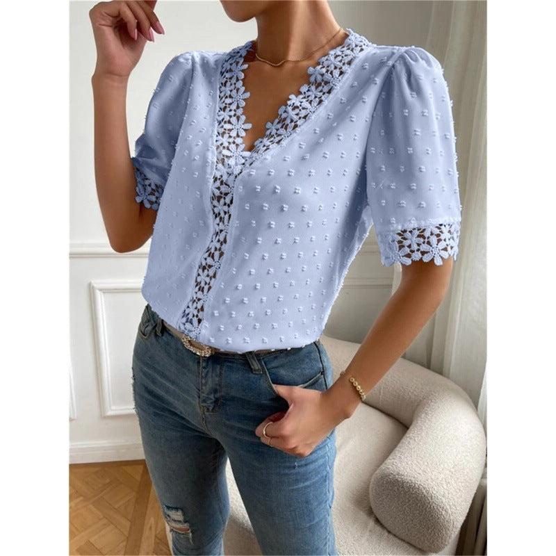 Blossom Lace V-Neck Top