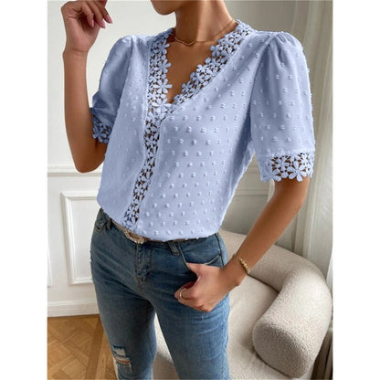 Blossom Lace V-Neck Top