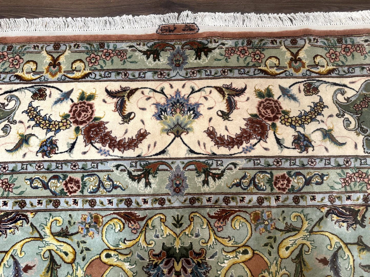 Palace Size Persian Tabriz Rug 12x17, Medallion Carpet, Fine 250 KPSI, Stunning