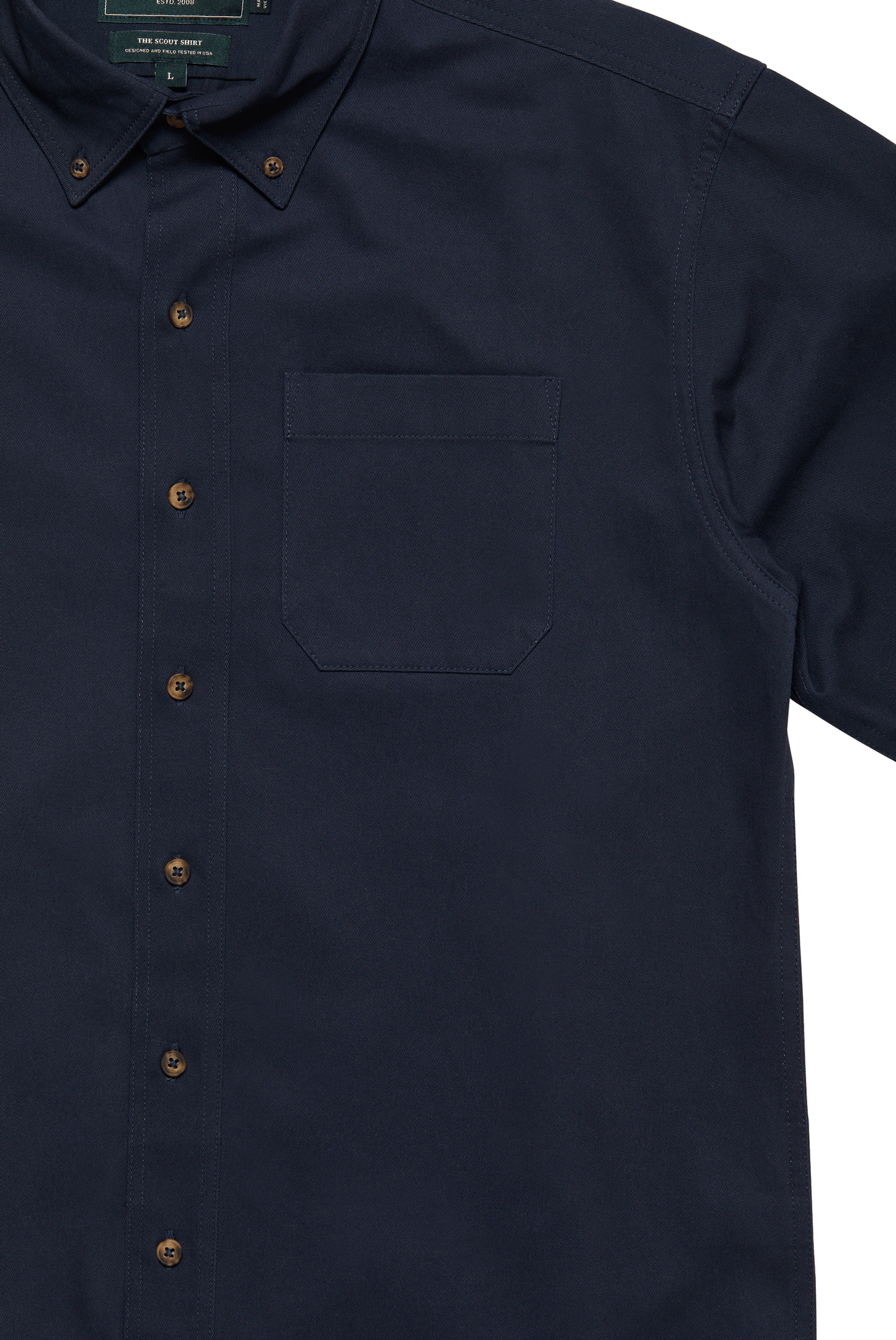 Chemise Scout - Sergé poncé