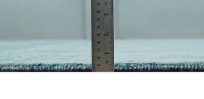 9x12 Fine Hand Knotted Blue and Teal Traditional Vintage Persian Style Antique Wool Rug | AGR33