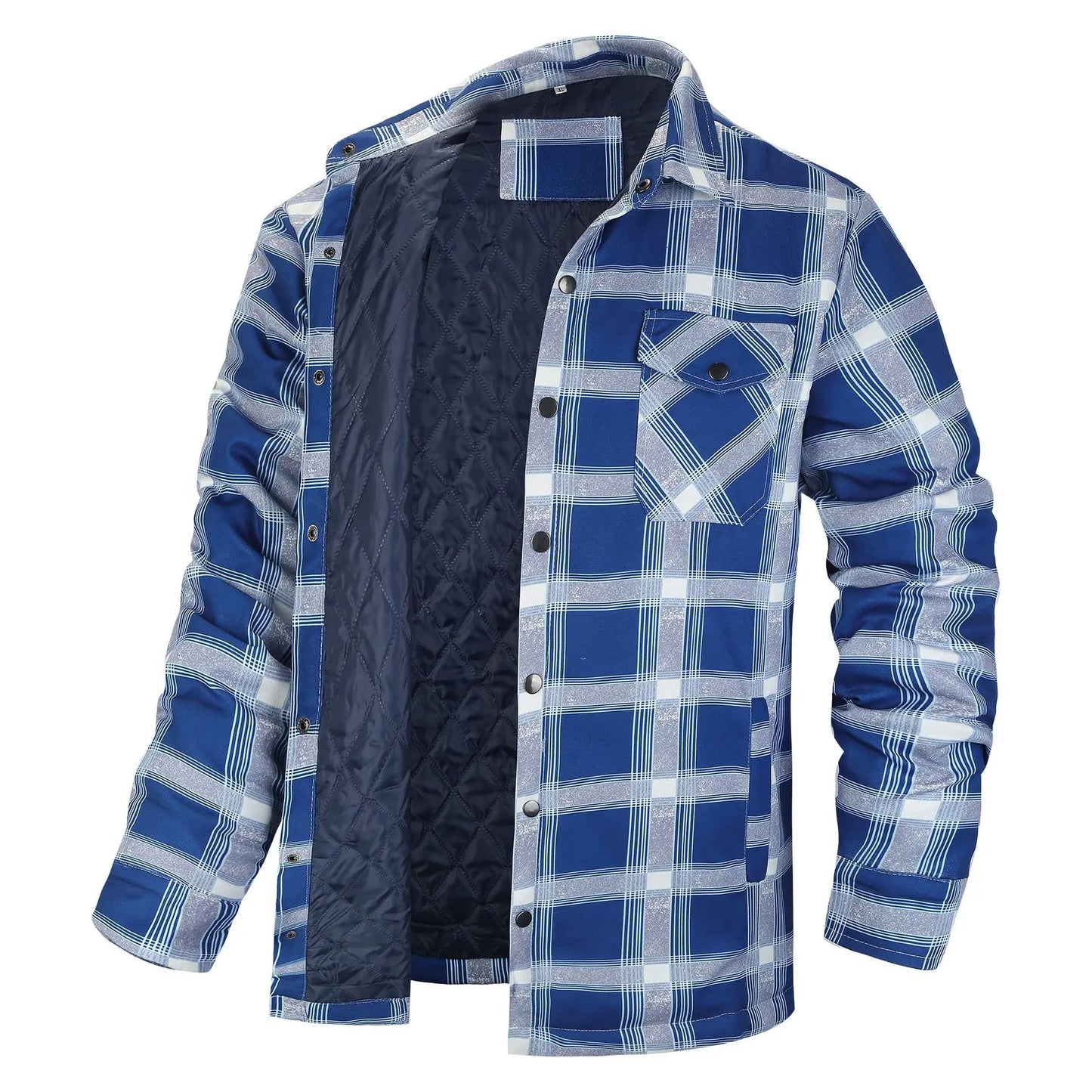 Insulated Plaid Shirt Jacket | DEAN