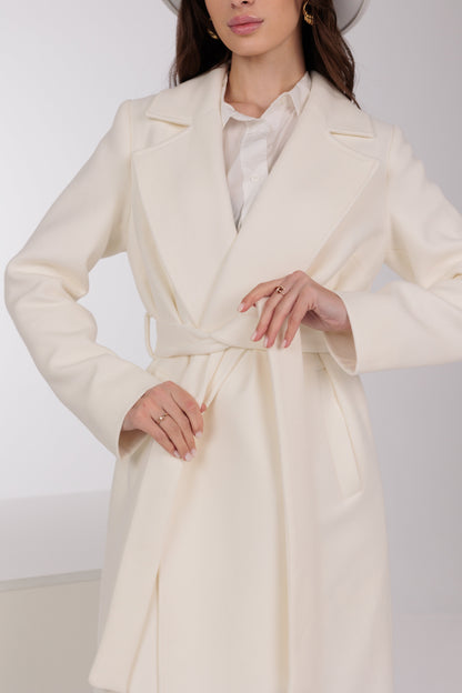 Astoria Classic Wraparound Wool Blend Overcoat