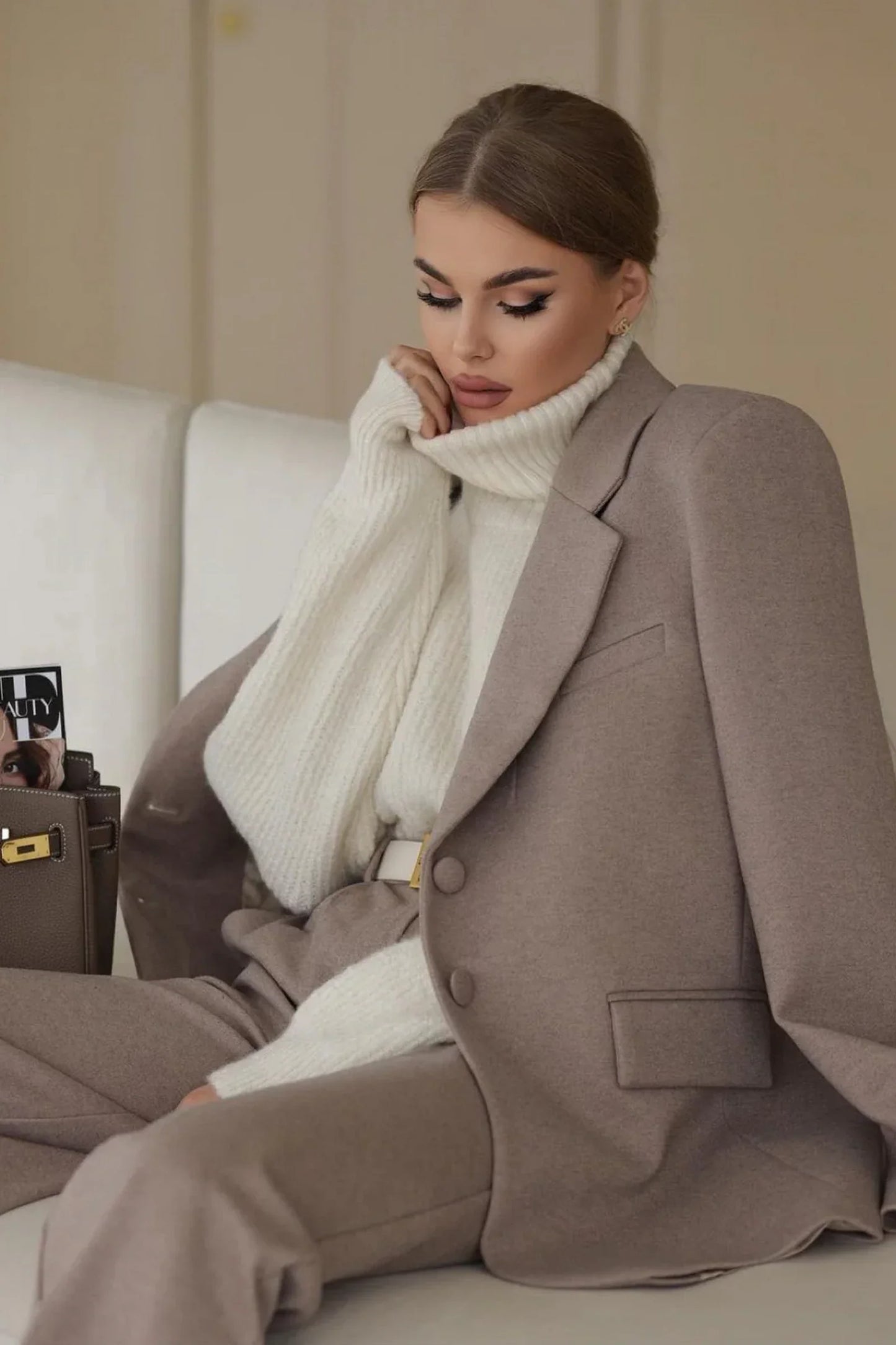 Akron Wollmischung Blazer