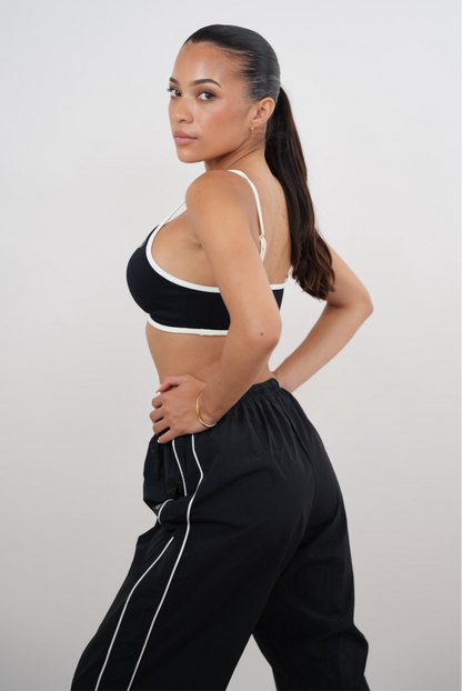 I Accept Change with Grace Black Versatile Relaxed Fit Pant