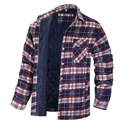 Insulated Plaid Shirt Jacket | DEAN