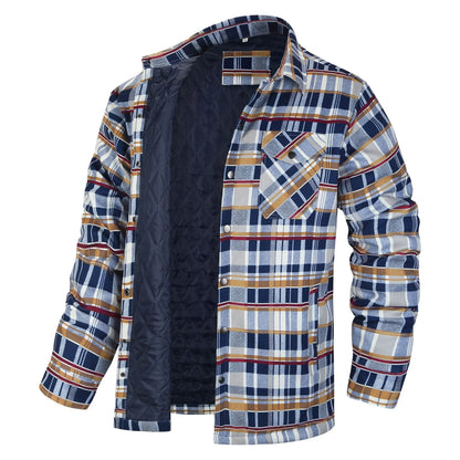 Insulated Plaid Shirt Jacket | DEAN