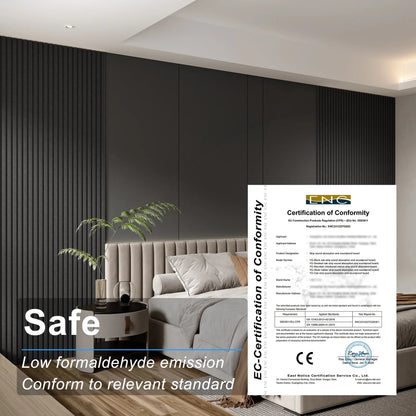Akustisk 100% polyester veggpanel, 48x24x0.7 lydtette veggpaneler