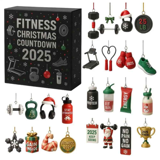 Acrylic Fitness Advent Calendar | 24 Motivational Daily Surprises 0