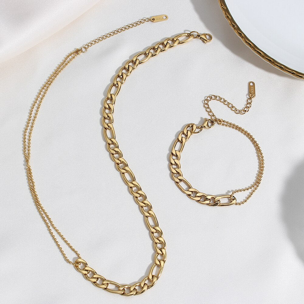 Adjustable Bracelet | Hypoallergenic 18K Gold Plated Stainless Steel 2