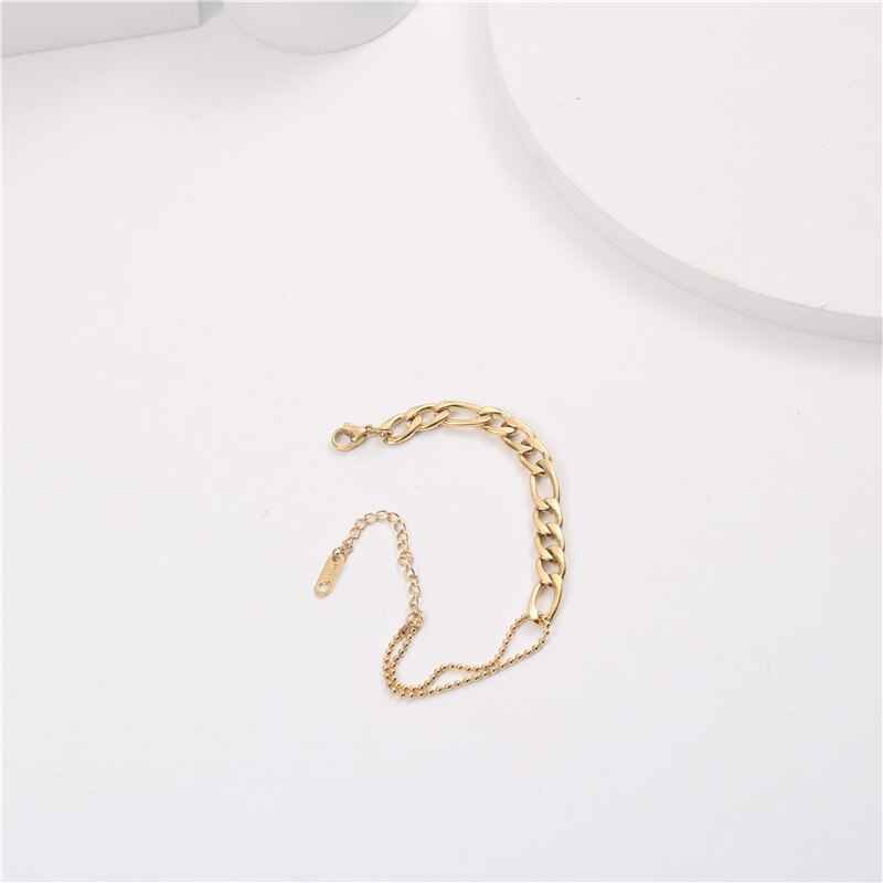 Adjustable Bracelet | Hypoallergenic 18K Gold Plated Stainless Steel 3