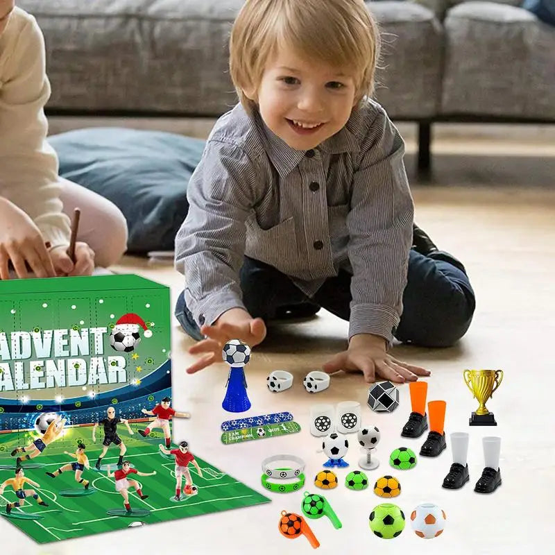 Advent Calendar | Interactive Football Stadium Building Set for Kids 2