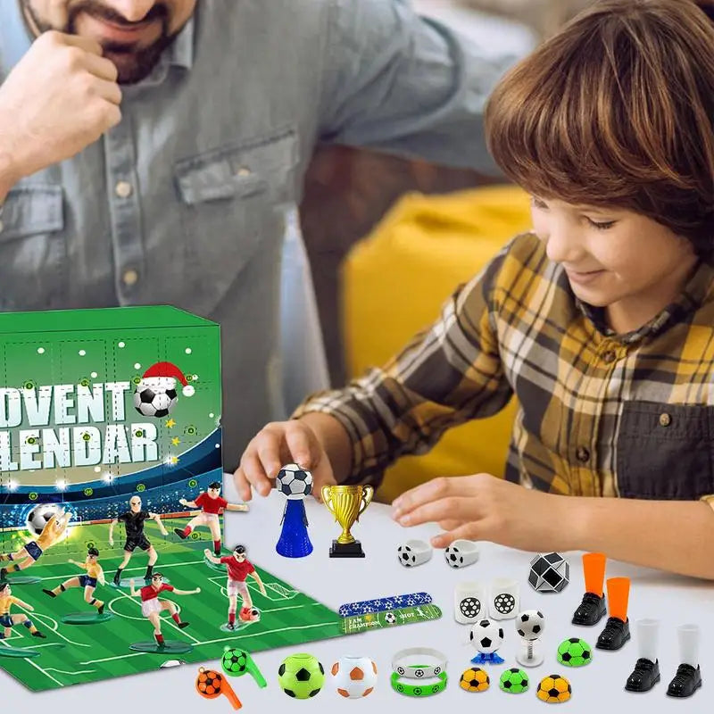 Advent Calendar | Interactive Football Stadium Building Set for Kids 3