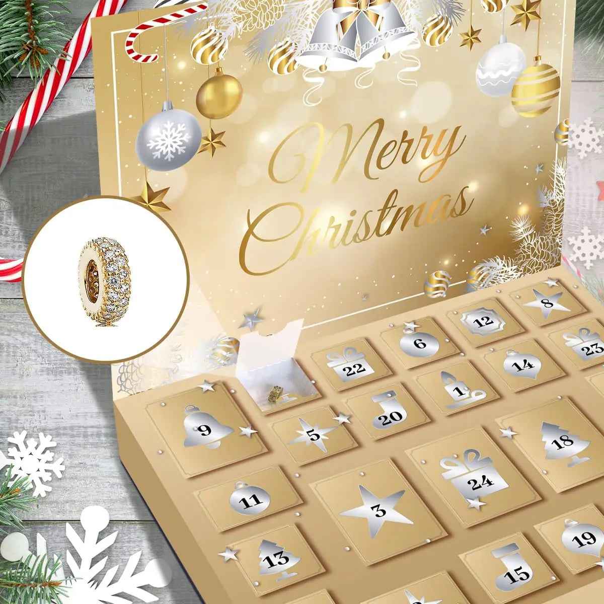Advent Calendar | Luxurious Design with 24 Hand-Selected Treats 4