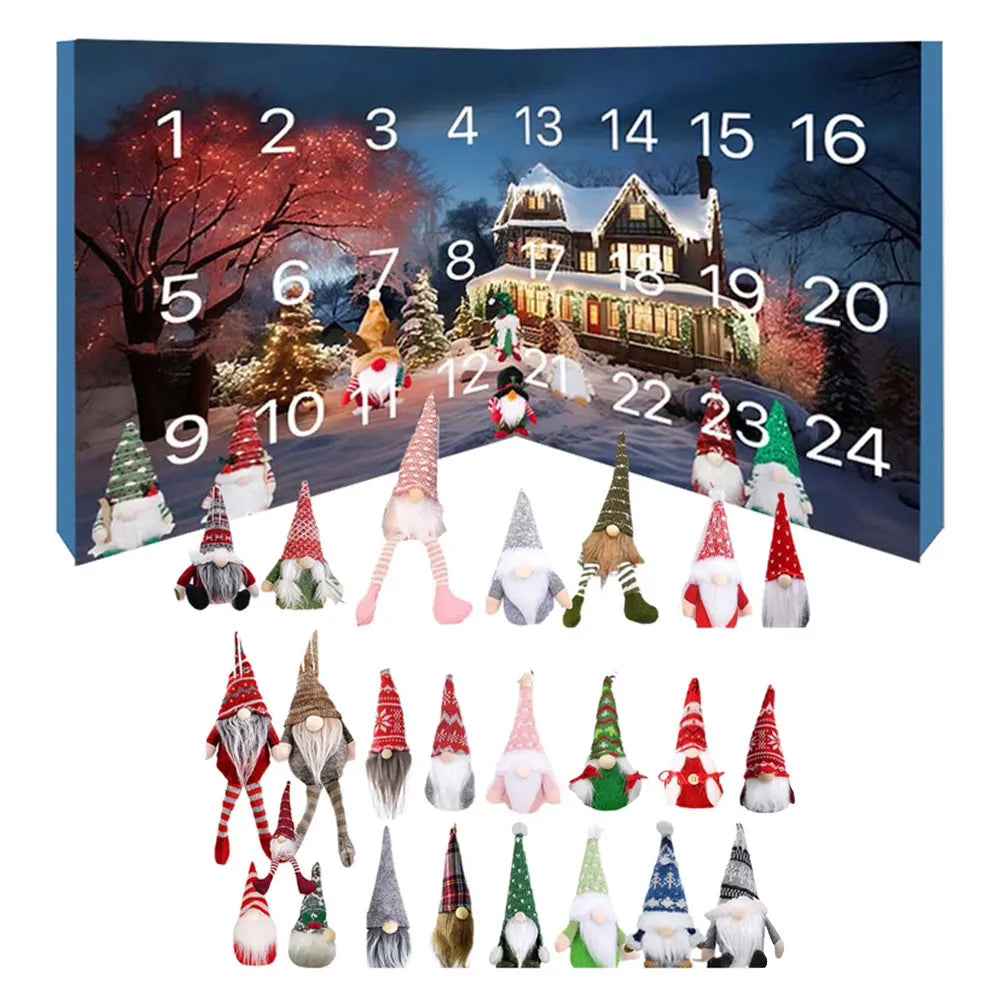 Advent Calendar | Whimsical Plush Gnome Countdown for Kids 2025 0