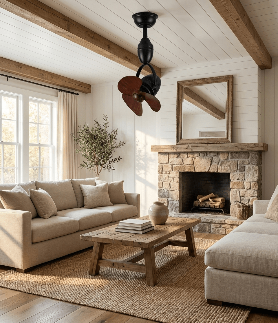 Aerion | Compact Ceiling Fan with Adjustable Pivot Arm 3