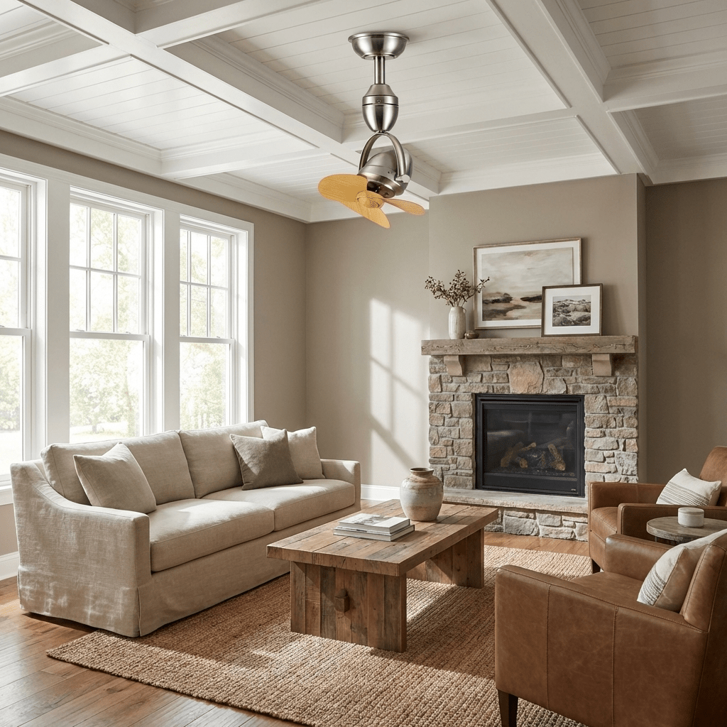 Aerion | Compact Ceiling Fan with Adjustable Pivot Arm 7