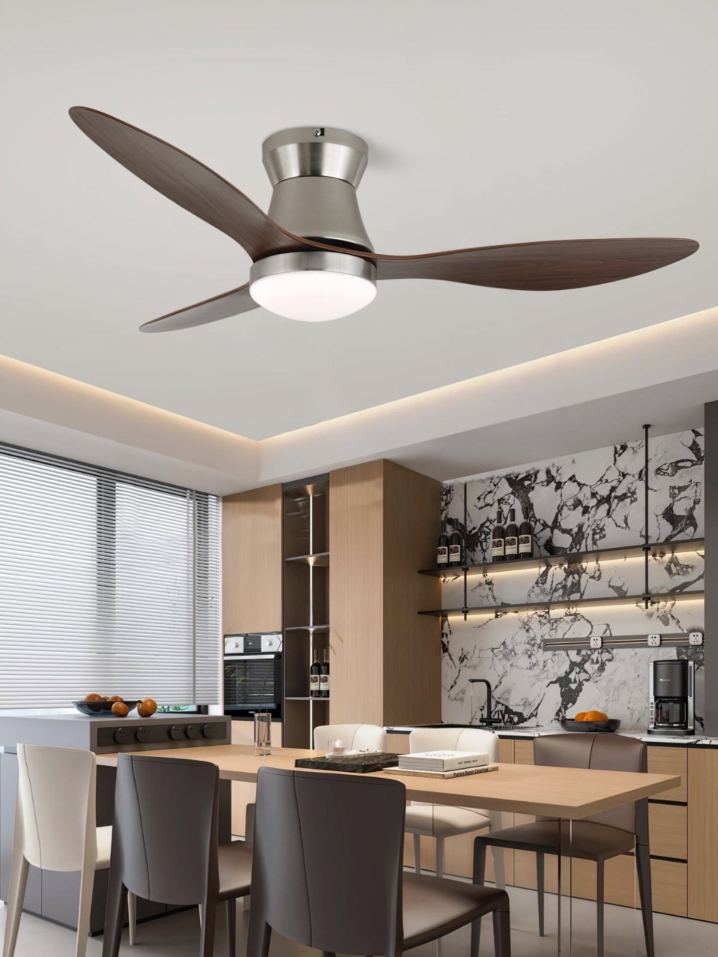 Aeronix | Modern Ceiling Fan with Integrated LED Light & Quiet Operation 7