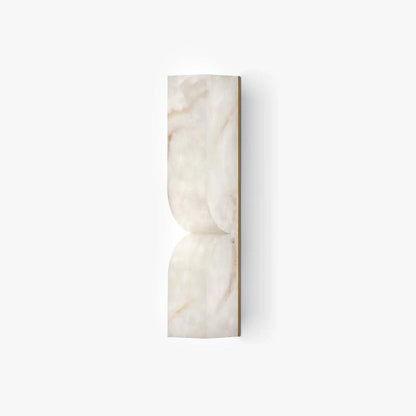 Alabaster Wall Sconce | Intricate Carved Design with LED Lighting 0