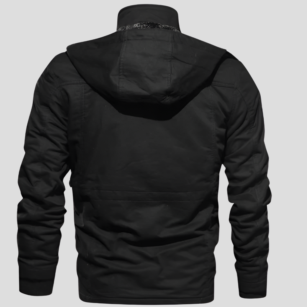 All-Weather Men's Jacket | Windproof with Fleece Lining for Warmth 3
