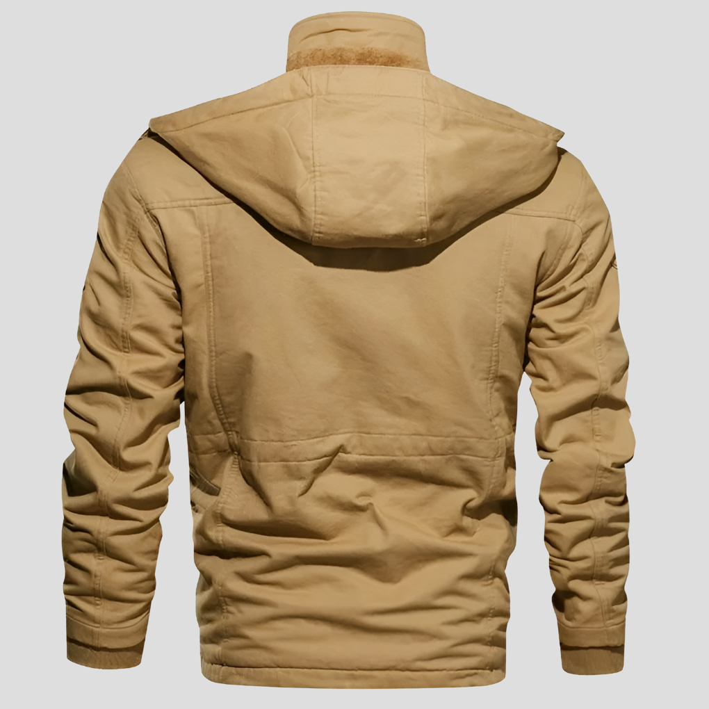 All-Weather Men's Jacket | Windproof with Fleece Lining for Warmth 4