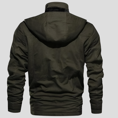 All-Weather Men's Jacket | Windproof with Fleece Lining for Warmth 5
