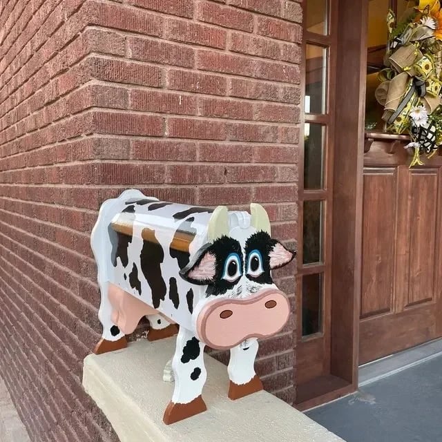 Animal Sculpture Mailbox | Handmade Metal Post Box for Outdoor Decor 1