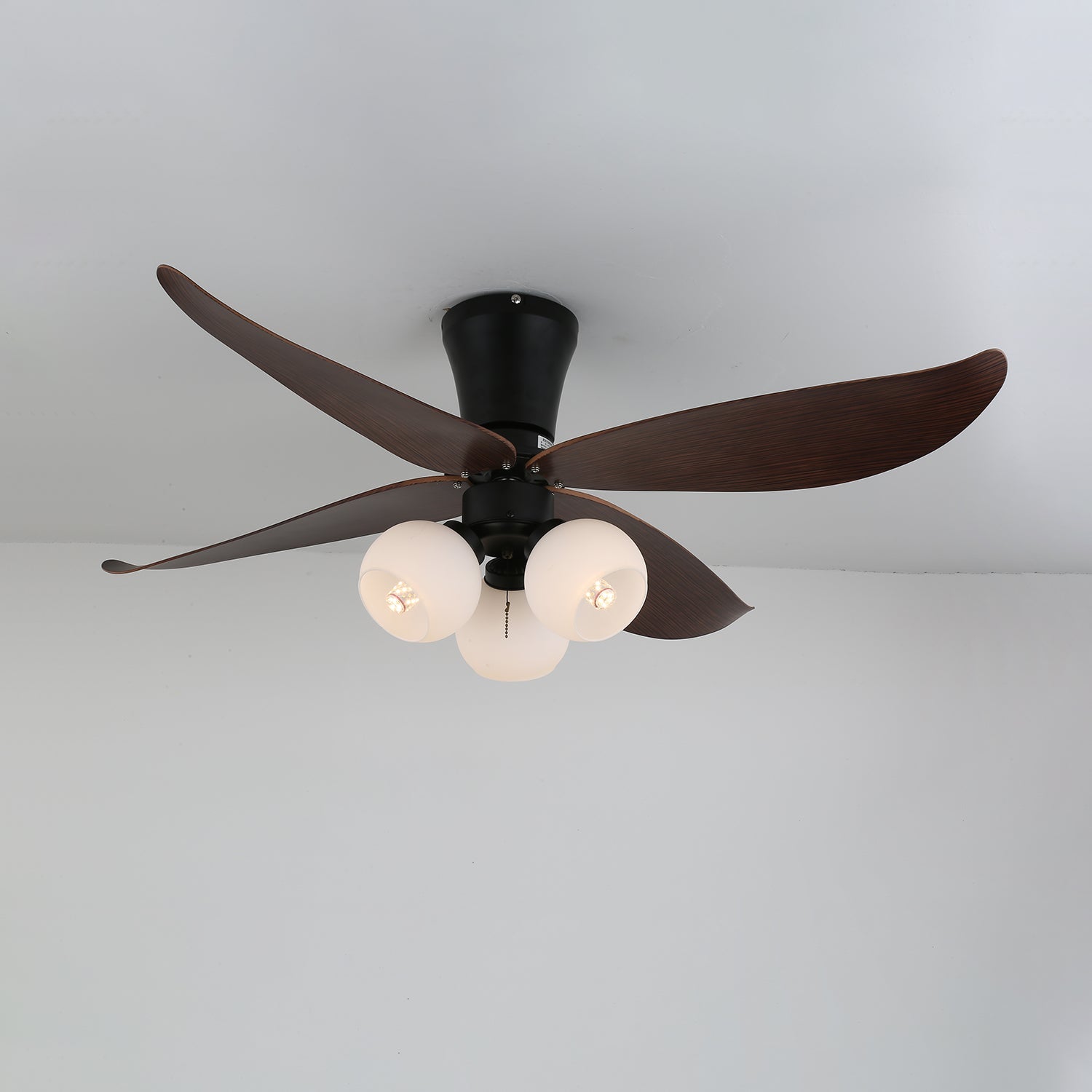 Arbora Bloom | Ceiling Fan Light with Petal-Shaped Wooden Blades 0