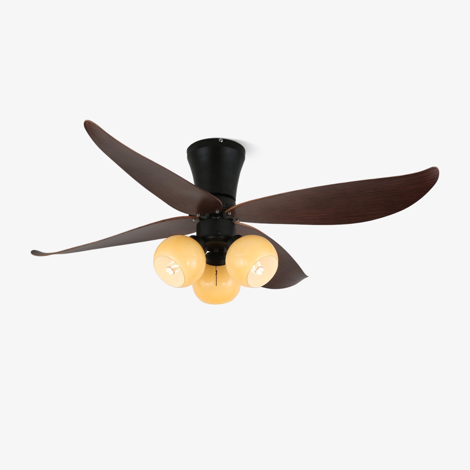 Arbora Bloom | Ceiling Fan Light with Petal-Shaped Wooden Blades 1