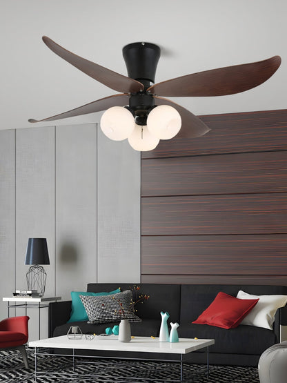 Arbora Bloom | Ceiling Fan Light with Petal-Shaped Wooden Blades 4