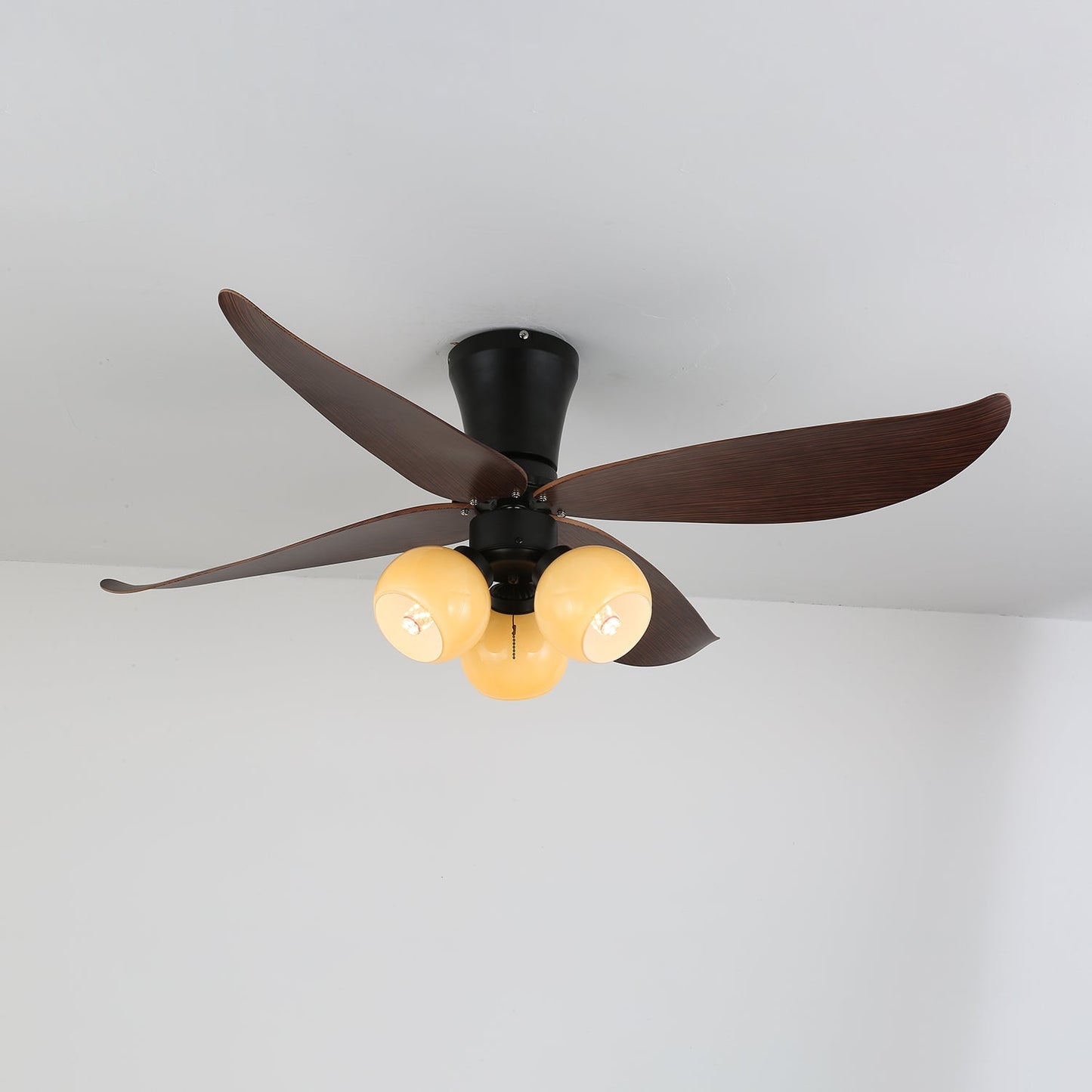 Arbora Bloom | Ceiling Fan Light with Petal-Shaped Wooden Blades 6