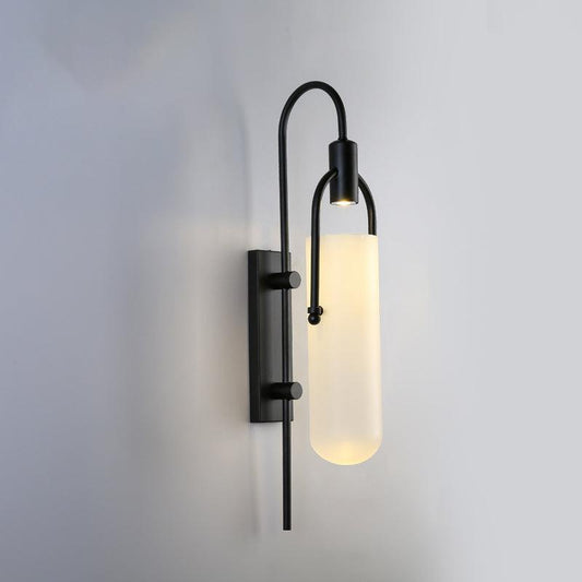 Arc Wall Lamp | Sleek Glass Design with Modern Matte Frame 0