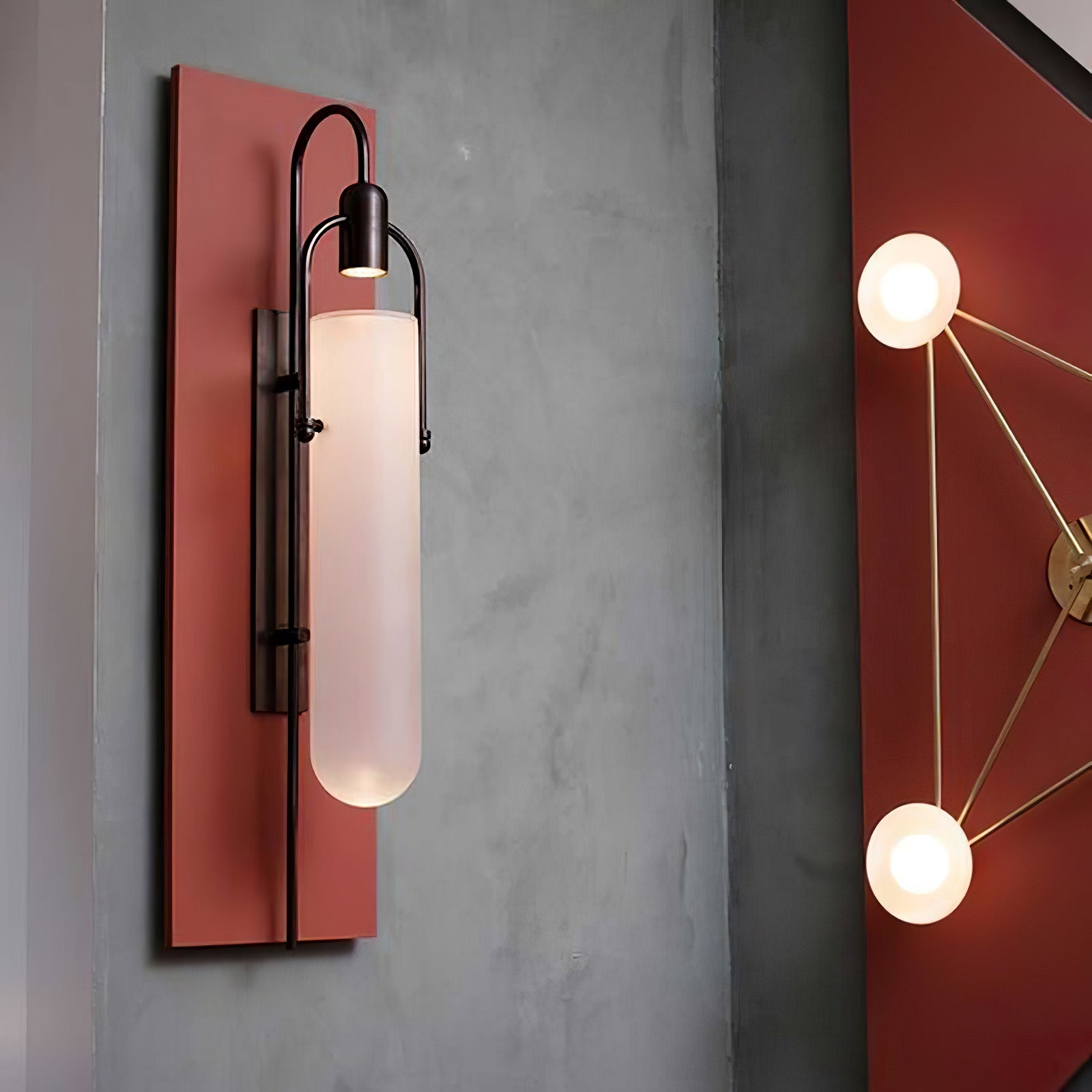 Arc Wall Lamp | Sleek Glass Design with Modern Matte Frame 6