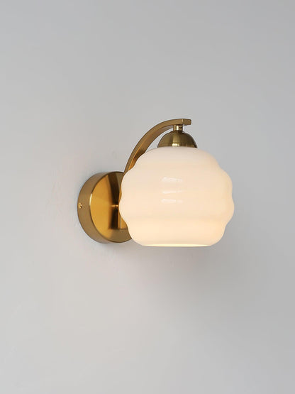 Art Deco Wall Sconce | Vintage Design with Warm Glass Shades 2