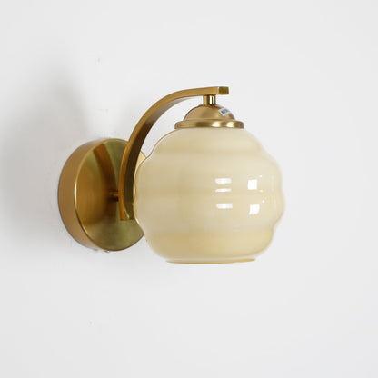 Art Deco Wall Sconce | Vintage Design with Warm Glass Shades 9
