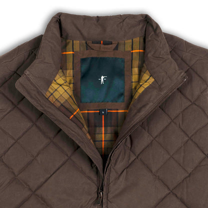 Arthur Quilted Waxed Down Vest