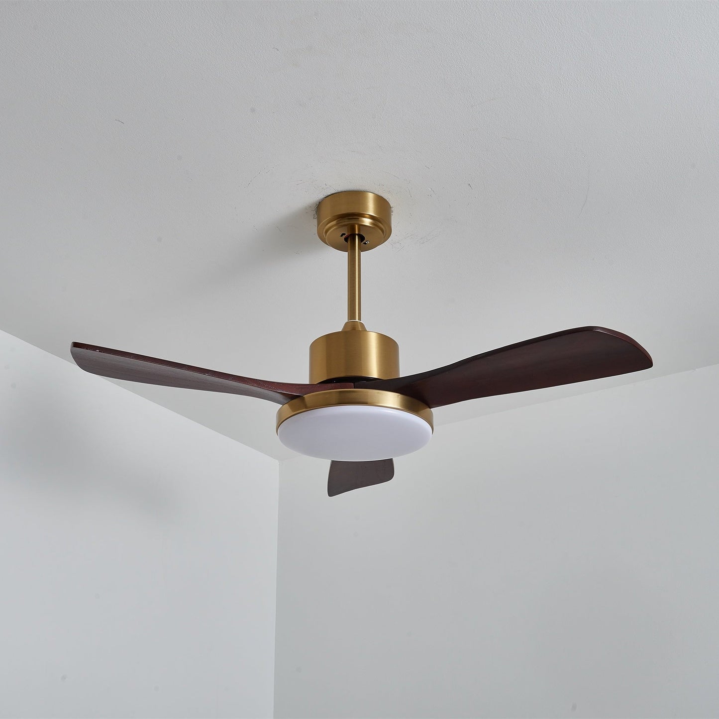 Aurevo | Ceiling Fan Light with Integrated LED and Wooden Blades 10