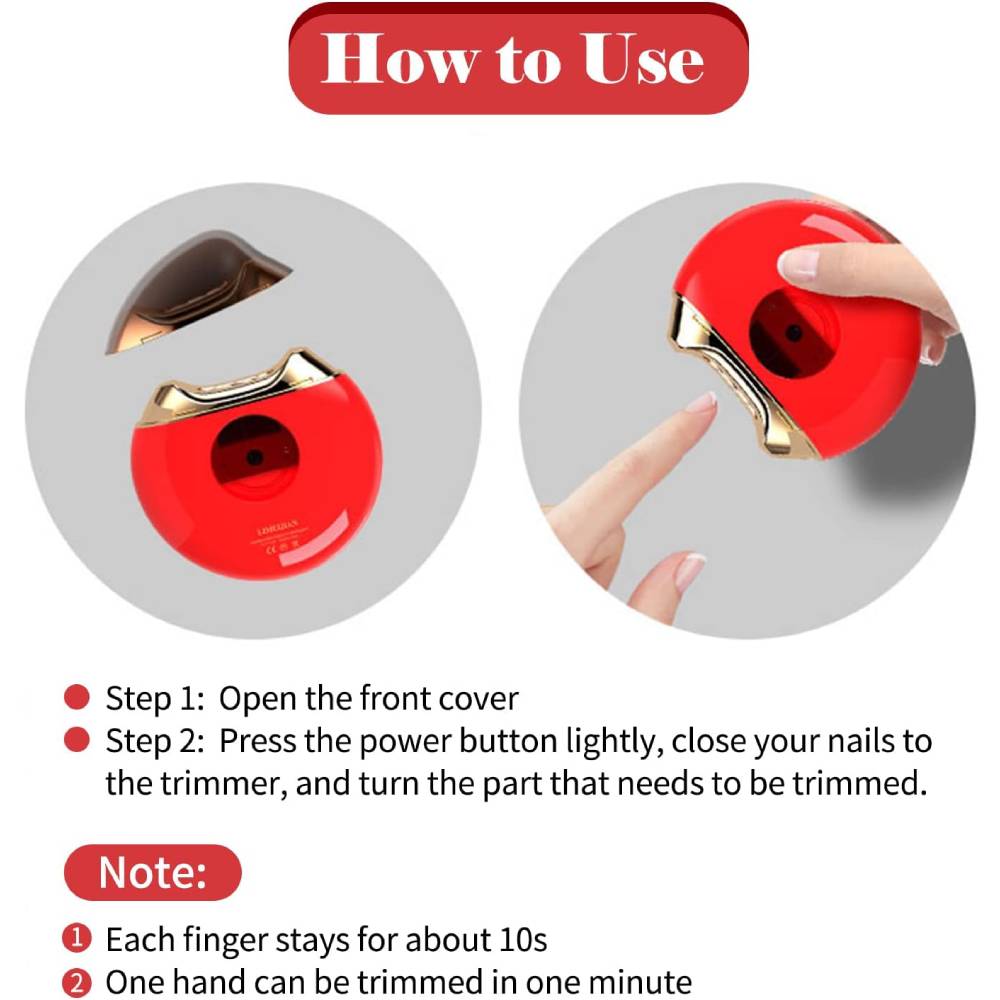 Automatic Electric Nail Clipper | Safe Precision Trimming with User-Friendly Design 6