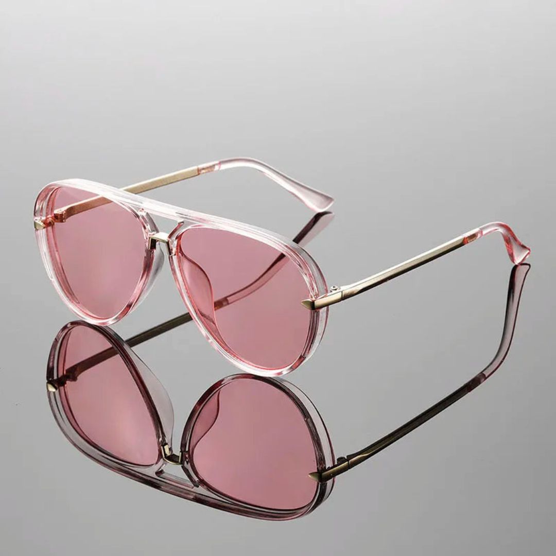 Aviator Sunglasses | Ultra-Lightweight Polished Acetate Frame with UV400 Lenses 1