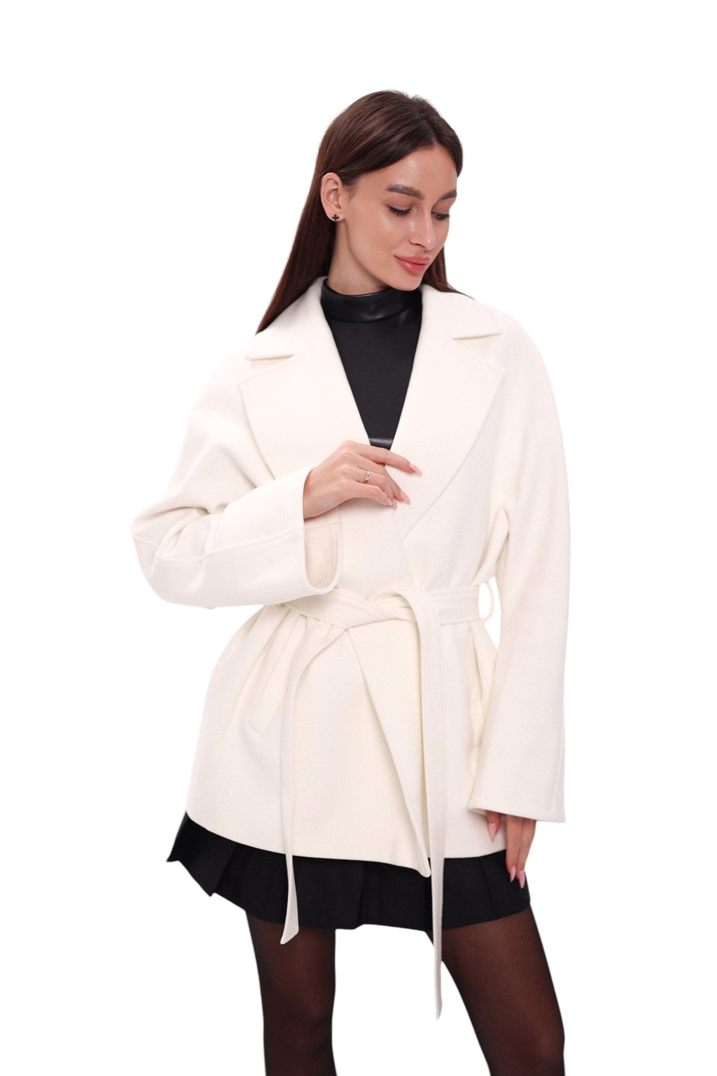 Astoria Midi Cashmere Wool Blend Coat